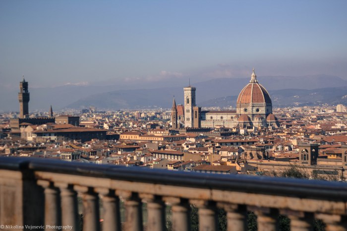 View from Piazzalle Michelangelo, Florence, Italy